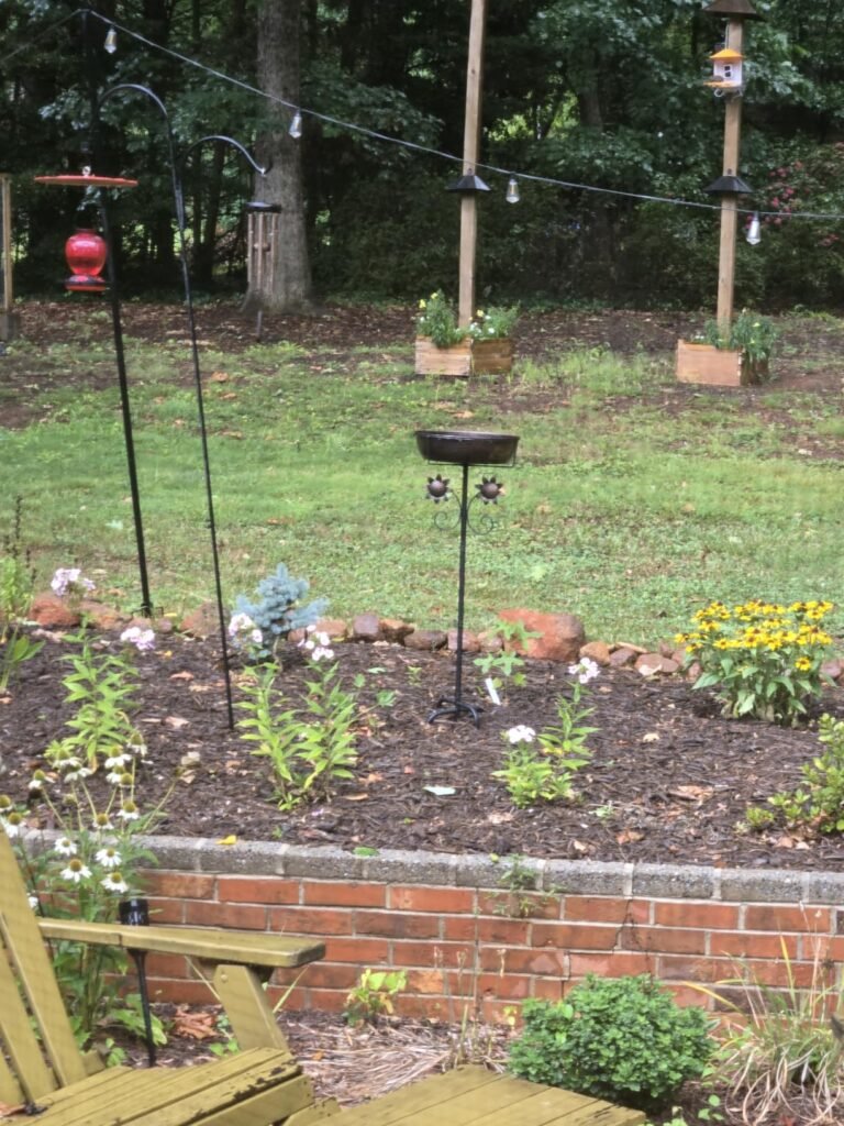 3" Deep Metal Bird Bath product view 1