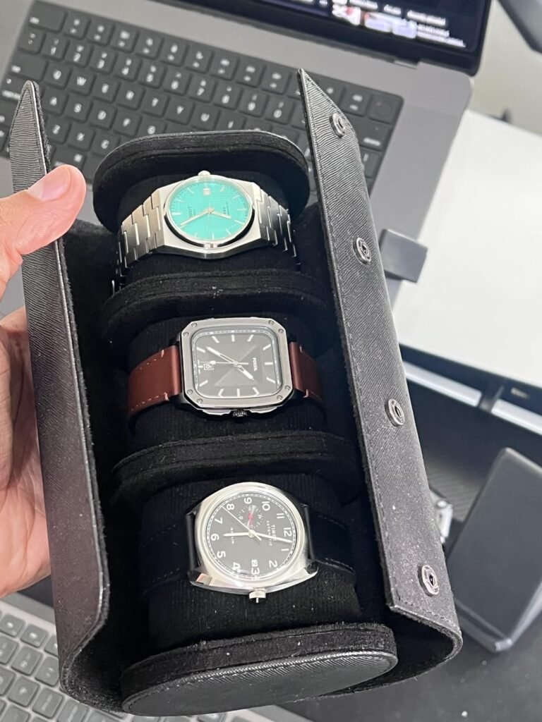 3-Slot PU Leather Roll product view 2