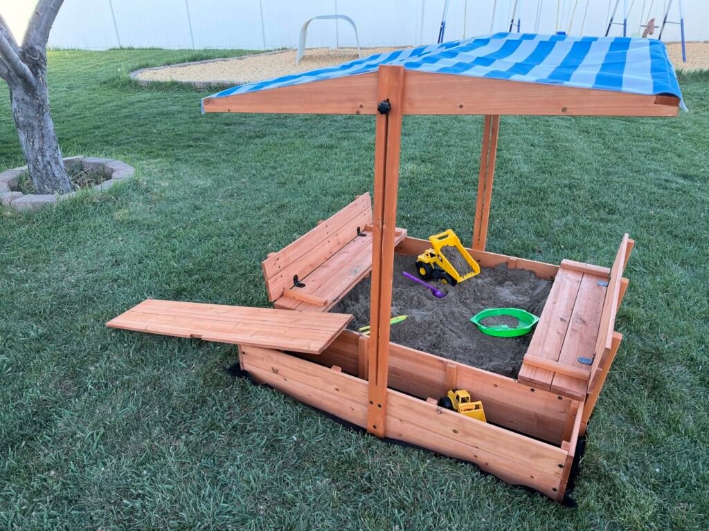 47-Inch Kids Sandbox product view 1