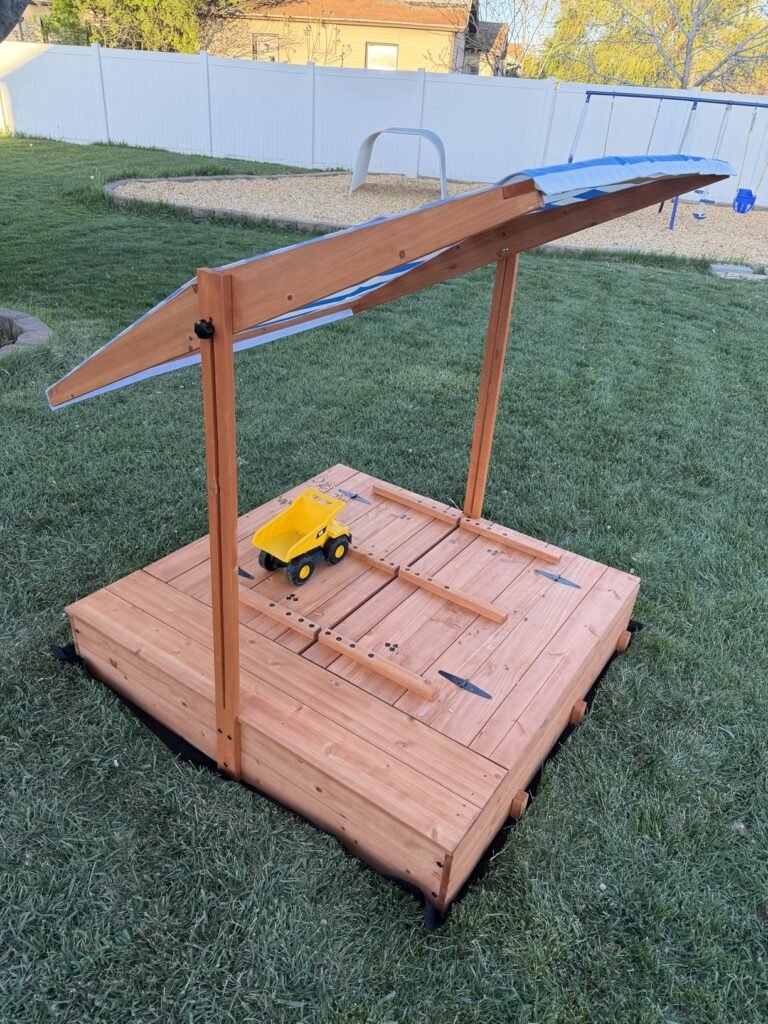47-Inch Kids Sandbox product view 3