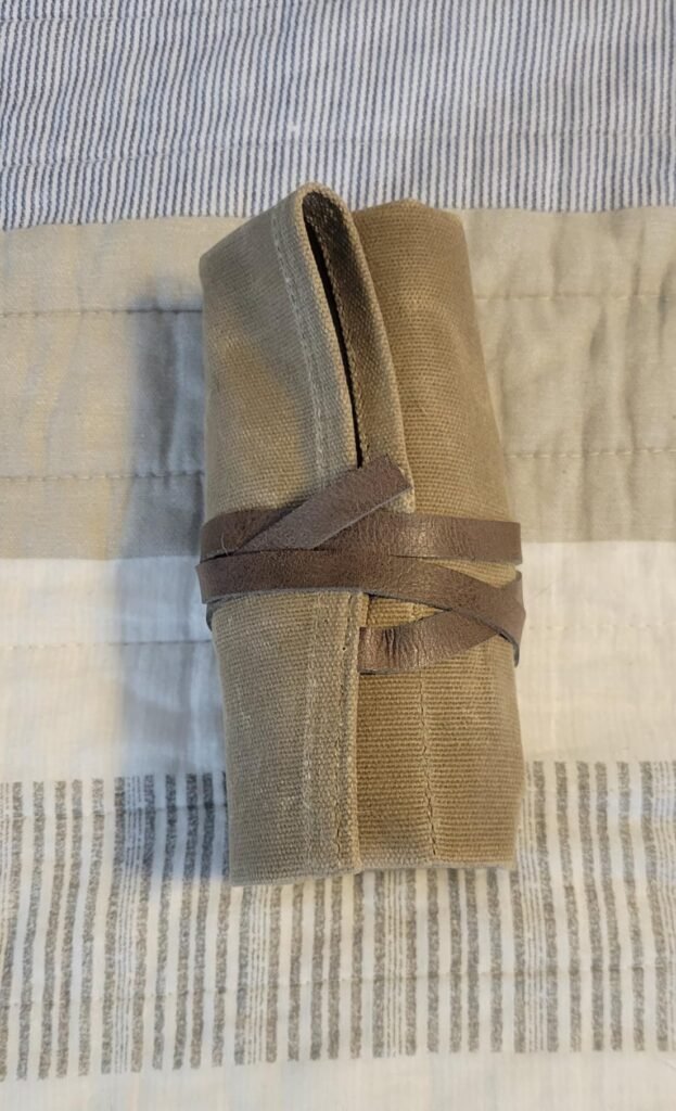 6-Slot Waxed Canvas Roll product view 2