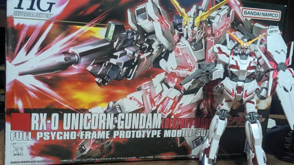 HGUC Unicorn Gundam product view 3