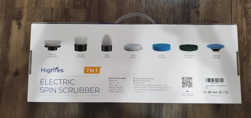 Highyes Spin Scrubber product view 2