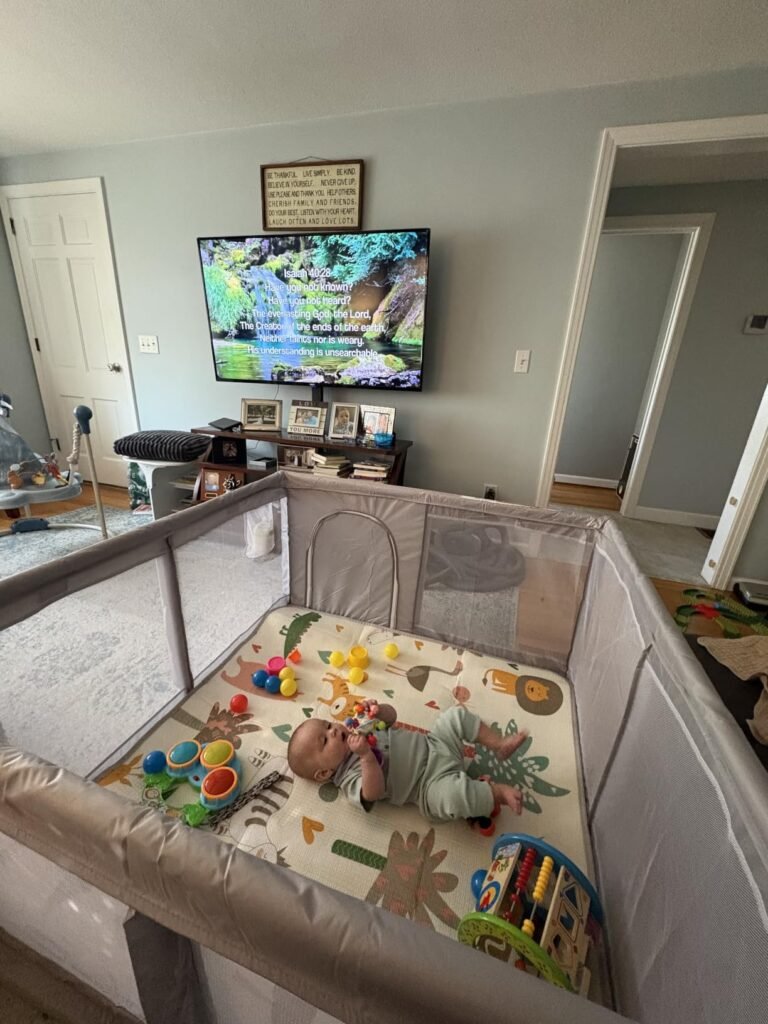 Jaobeem Playpen with Mat product view 1