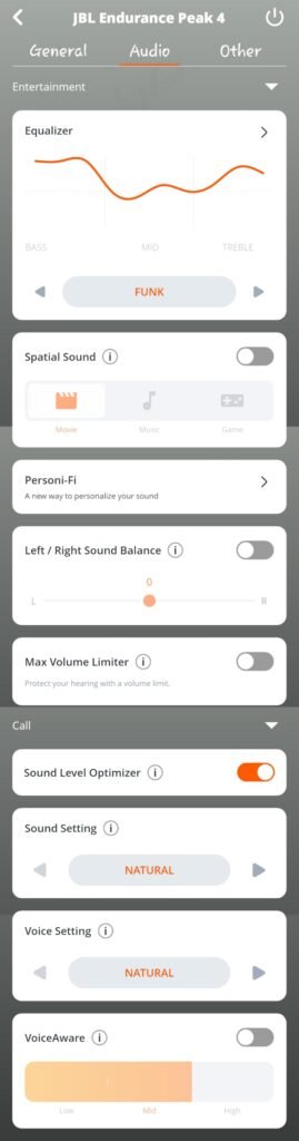 JBL Endurance Peak 4 product view 3