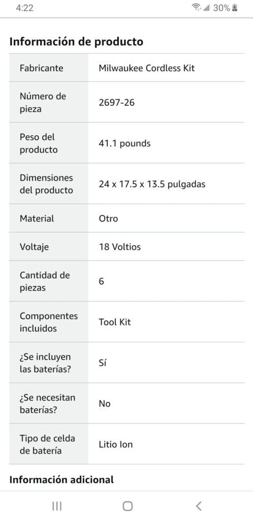 M18 6-Tool Kit product view 2