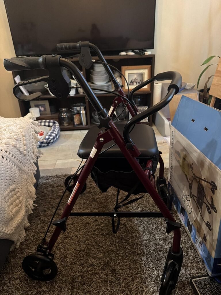 Medline Steel Rollator product view 1