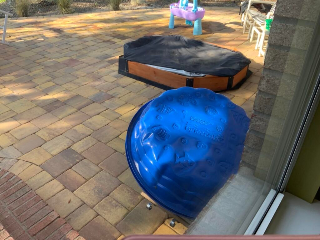 Octagon Cedar Sandbox product view 1