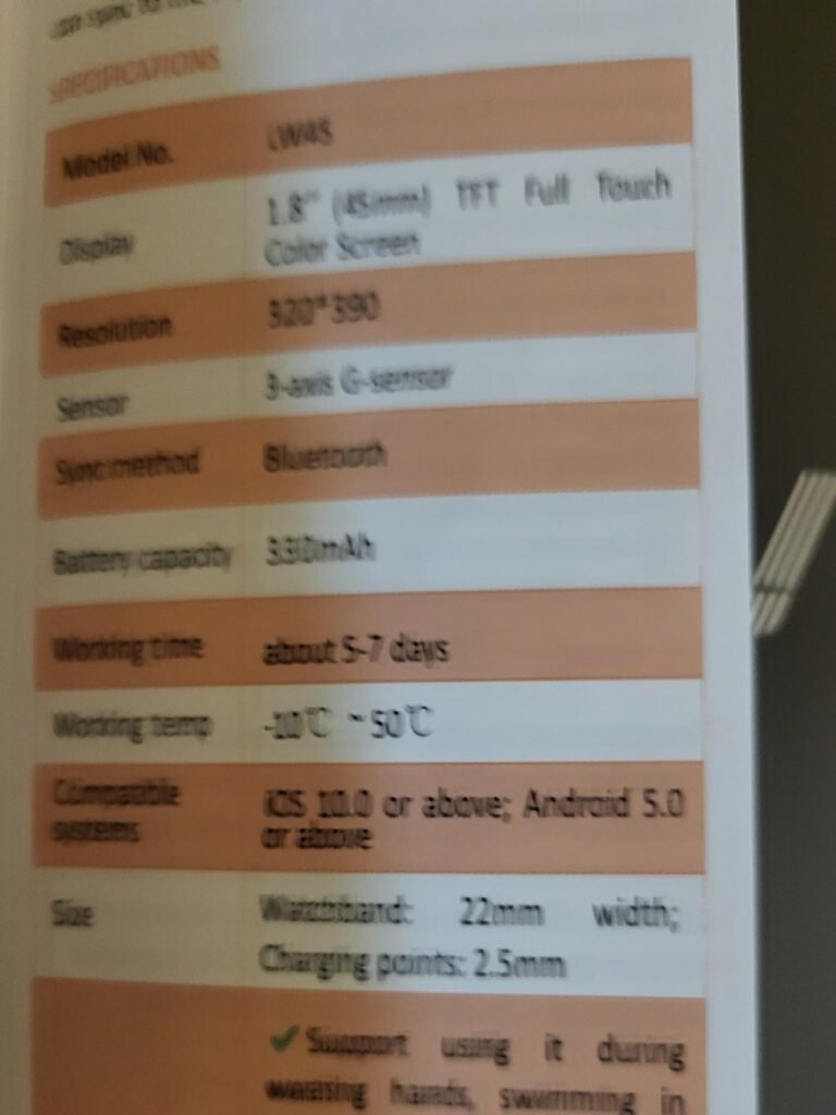 Parsonver 1.8-inch Smartwatch product view 3