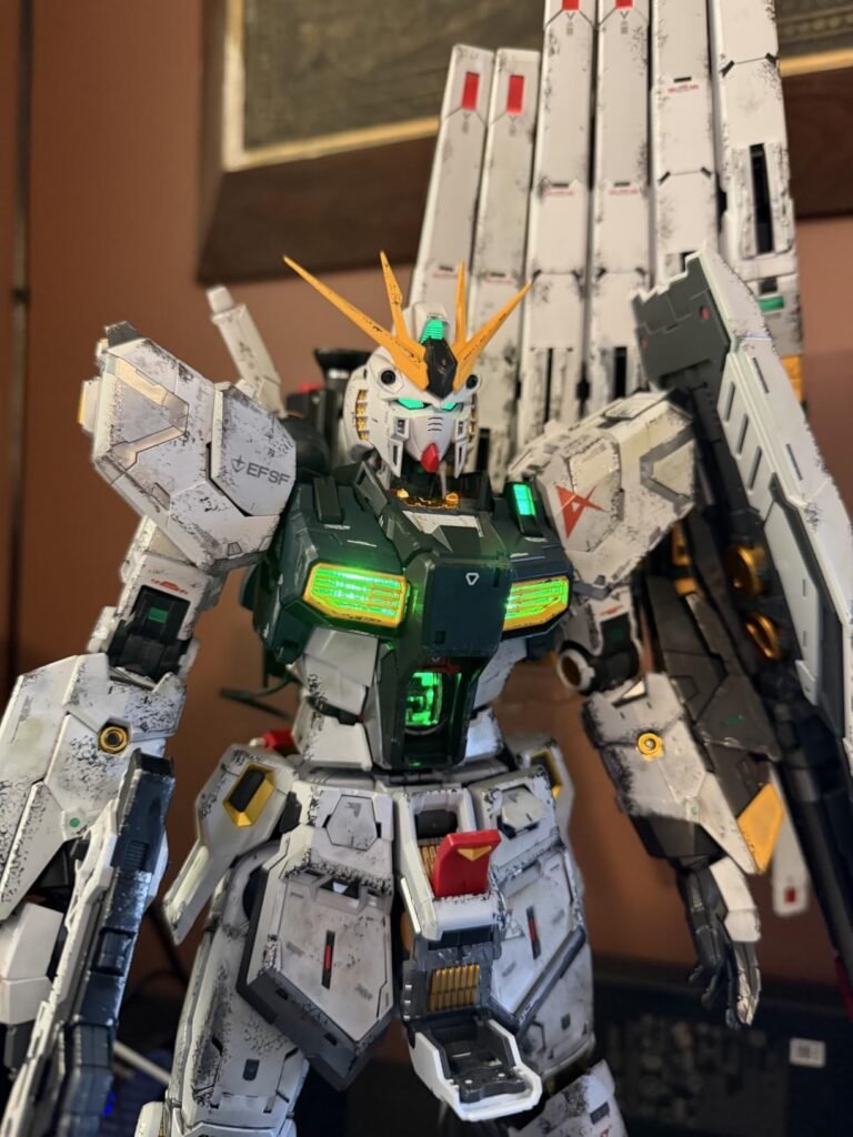 PG Unleashed Nu Gundam product view 1
