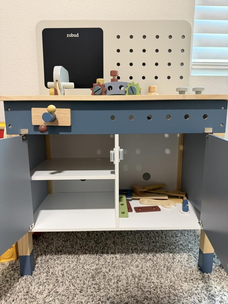 ROBOTIME Wooden Tool Bench product view 2