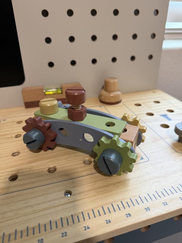 ROBOTIME Wooden Tool Bench product view 3