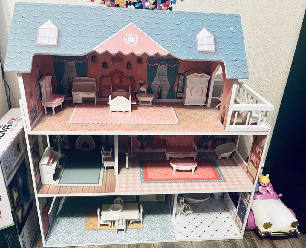 ROBUD Blue Dollhouse product view 1