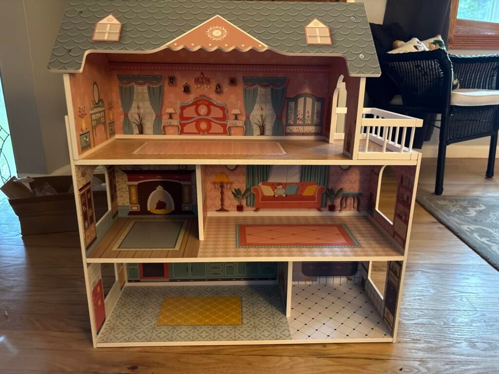 ROBUD Blue Dollhouse product view 3