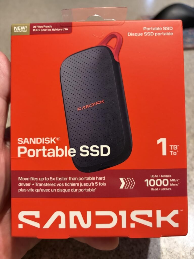 SanDisk 1TB Portable SSD product view 3