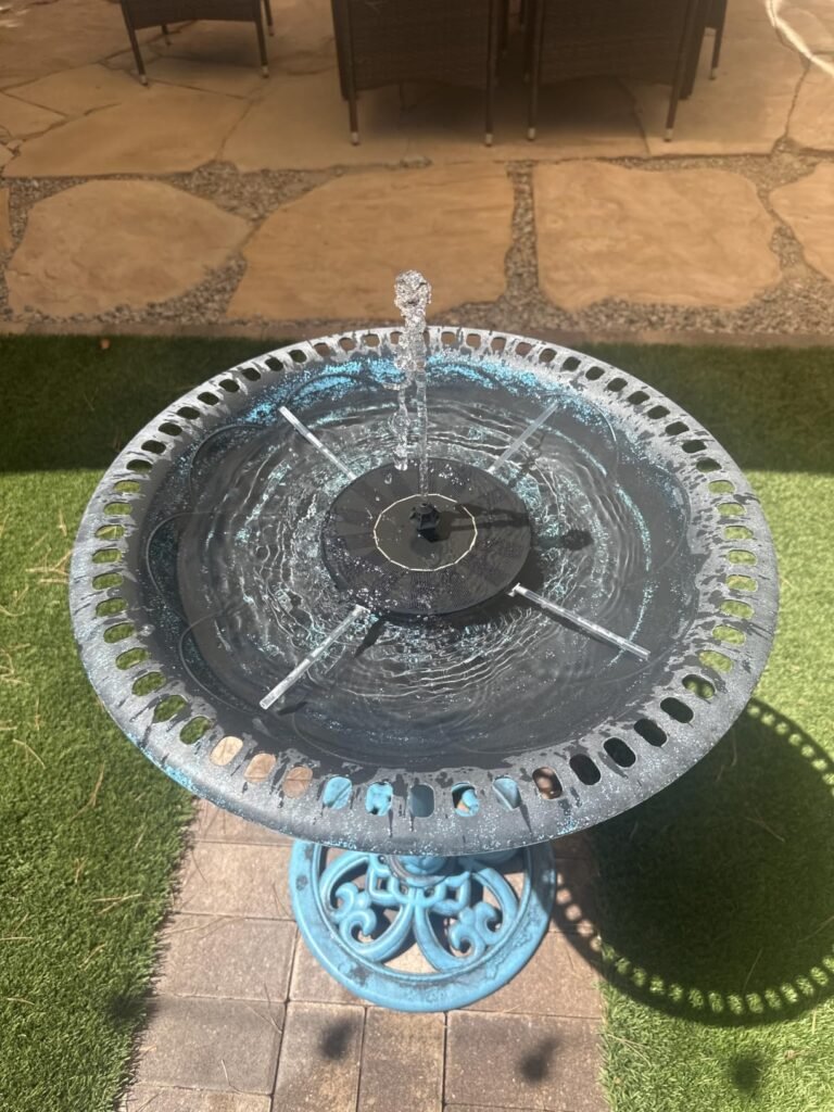 VIVOHOME Solar Fountain Bath product view 3