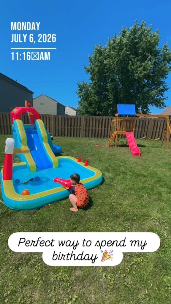 Backyard Slide with Hoop product view 1